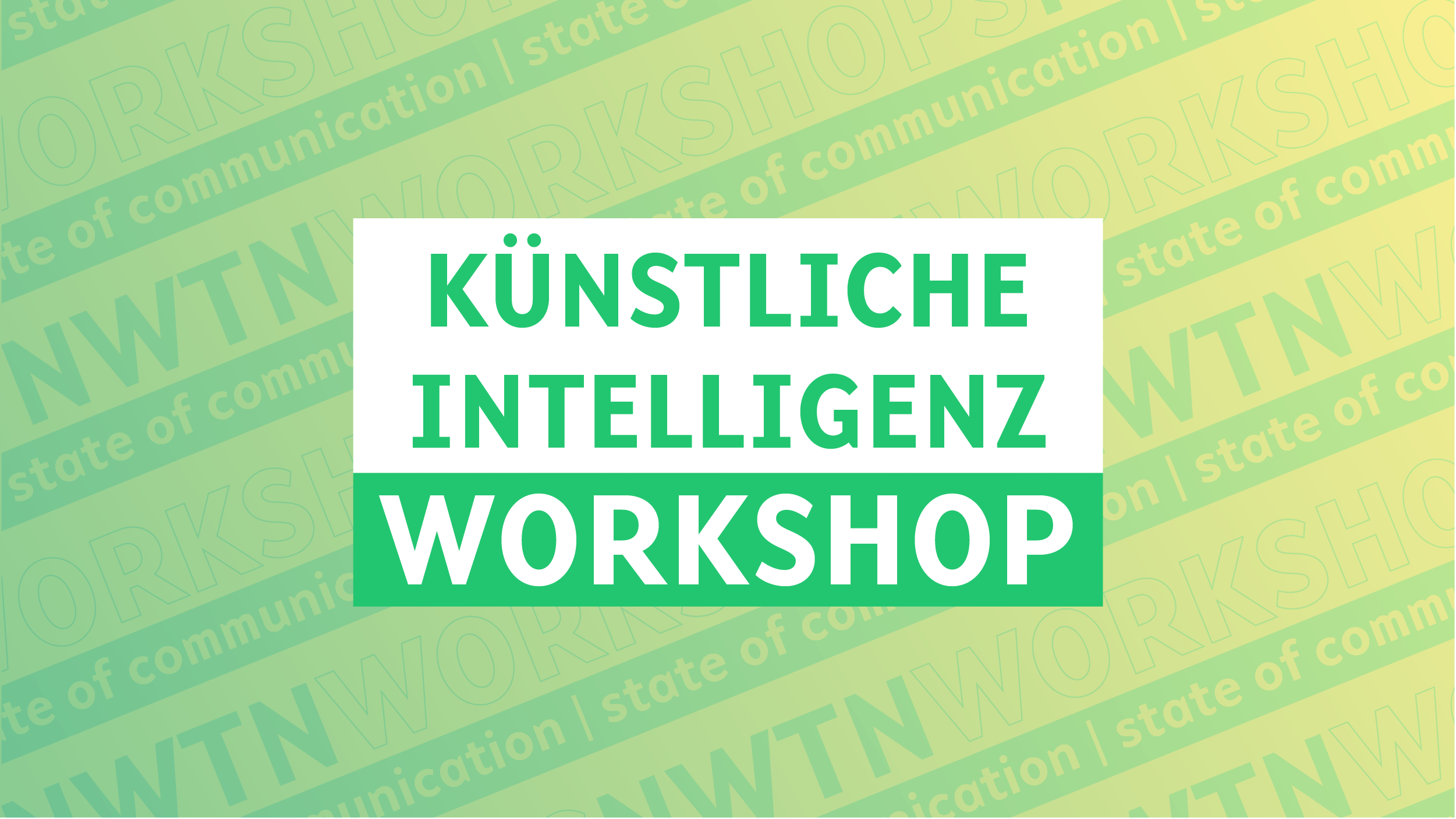 Workshop Künstliche Intelligenz