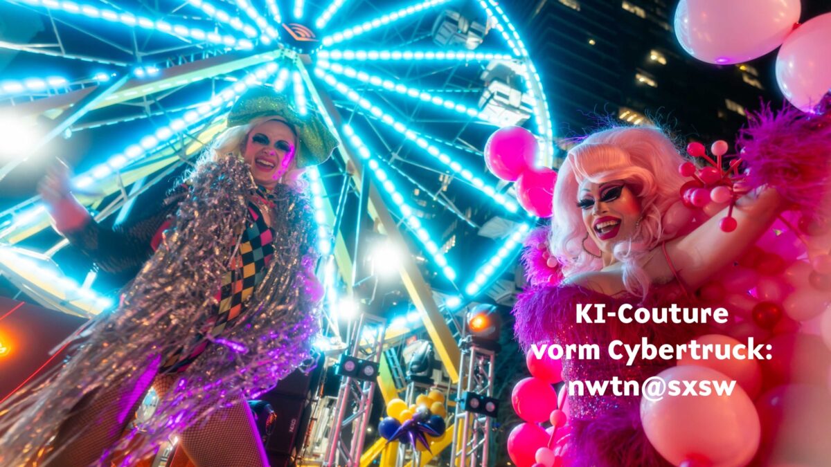 SXSW 2024 MIT NWTN: KI-COUTURE VORM CYBERTRUCK