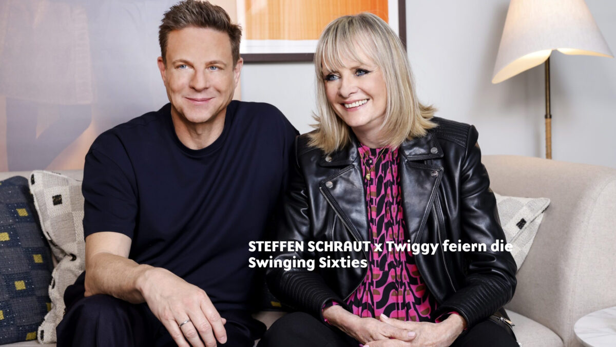 STEFFEN SCHRAUT x Twiggy feiern die Swinging Sixties